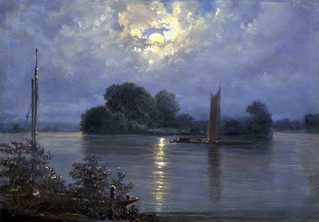 Full Moon near Pillnitz by Carl Gustav Carus
