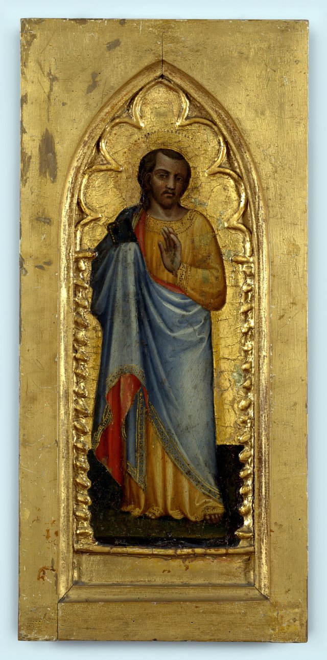 Paneelschildering, "Staande apostel", op hout door Spinello Aretino, ca. 1385, Arezzo by Spinello Aretino