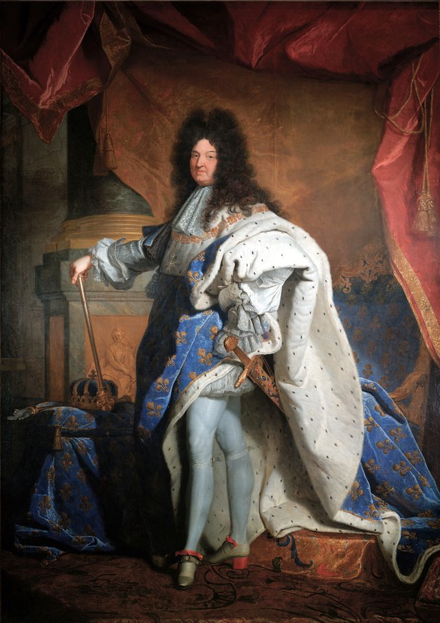Louis XIV, King of France (1638-1715) by Hyacinthe Rigaud