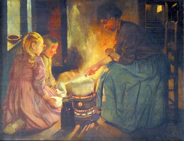 The Soup by Léon Frédéric