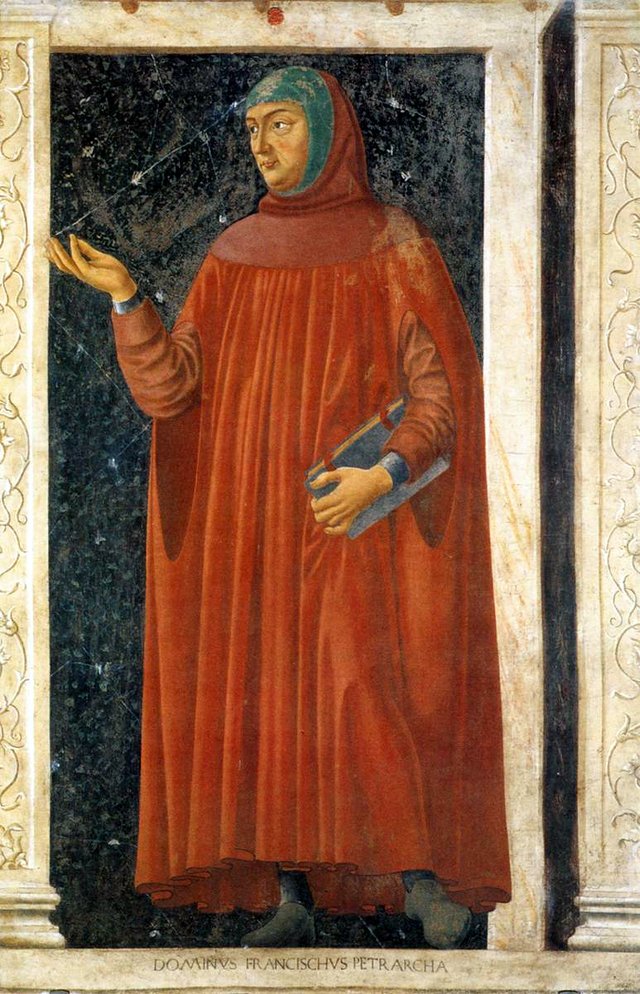 Famous Persons: Francesco Petrarca by Andrea del Castagno