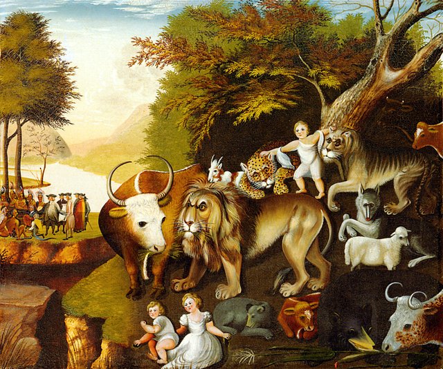 The Peaceable Kingdom by Edward Hicks