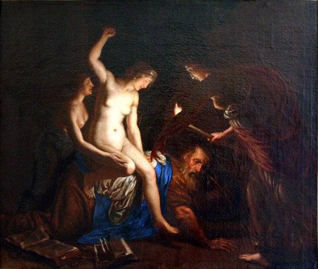Aristotle and Phyllis by Alessandro Turchi