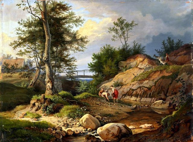 The Gathering Storm by Ludwig Richter