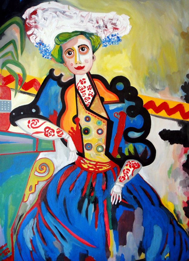 A Woman by Amadeo de Souza Cardoso