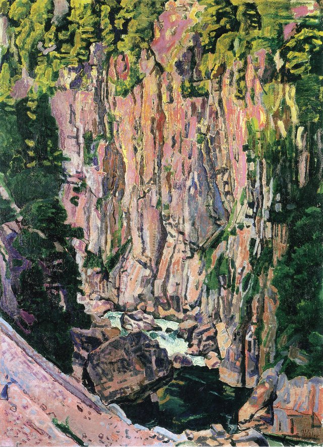 Aareschlucht by Ferdinand Hodler