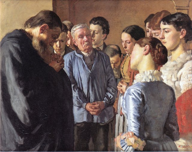 Devotion by Ferdinand Hodler