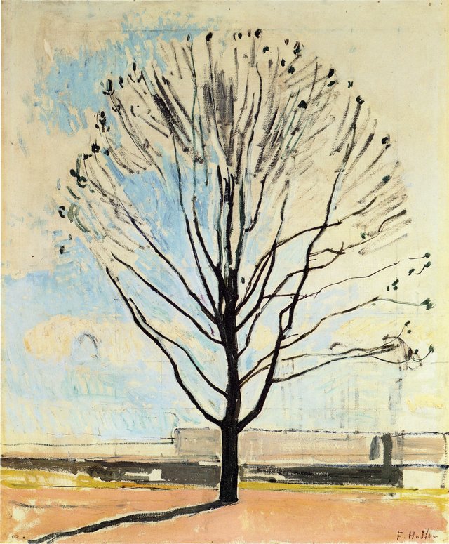Der kahle Baum by Ferdinand Hodler