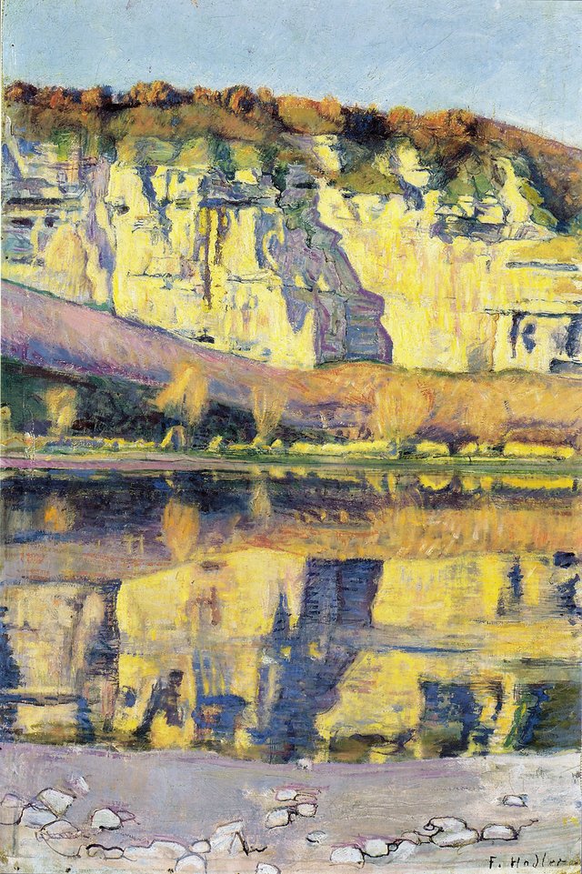 Partie an der Rhone by Ferdinand Hodler