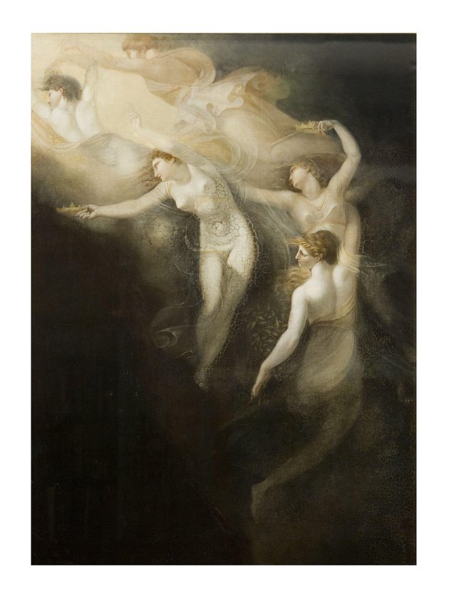 The Dream of Queen Katherine (from William Shakespeare's 'Henry VIII', Act IV, Scene 2) by Henry Fuseli