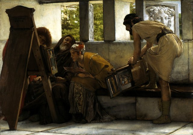 A Roman studio by Lawrence Alma-Tadema