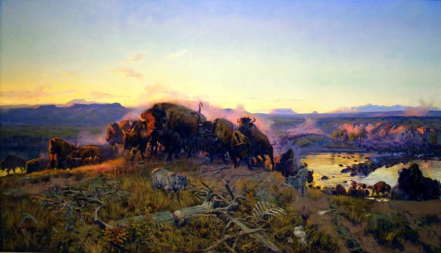 When the Land Belonged to God. by Charles Marion Russell