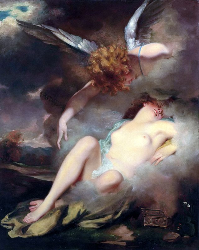 Cupid and Psyche by John Hoppner