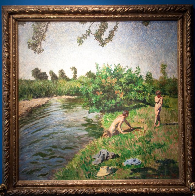 Bathing boys by Károly Ferenczy