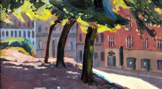 View of Christianshavn Ramparts by Immanuel Ibsen
