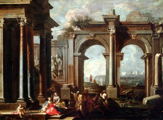 Landscape with Ruins by Viviano Codazzi