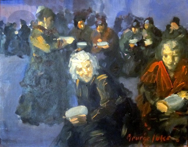 The Bread Line by George Luks