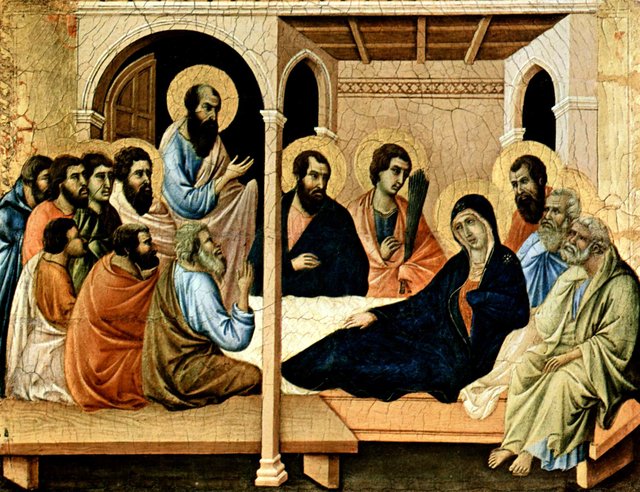 Abschied Mariä von den Aposteln by Duccio di Buoninsegna