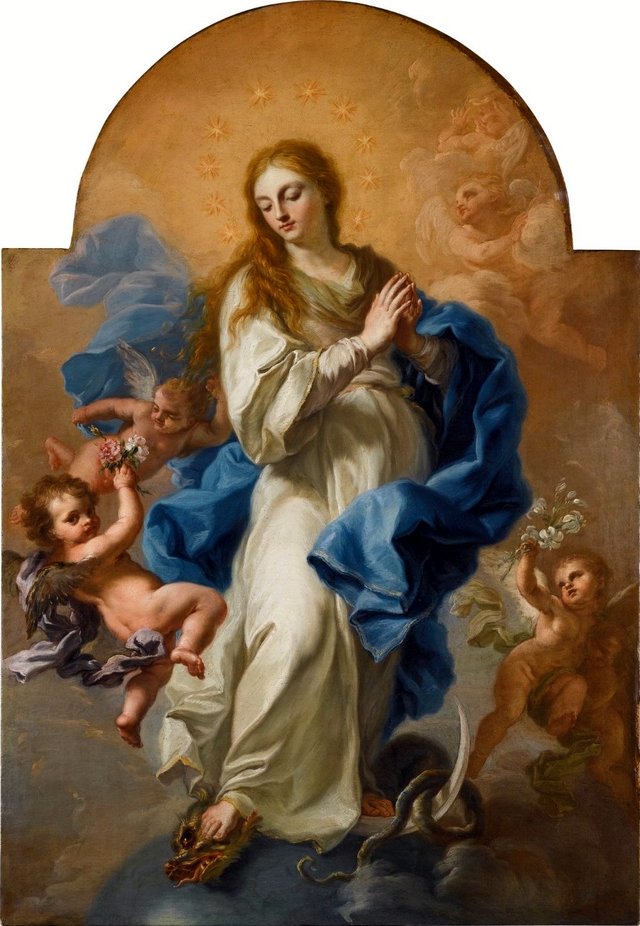 The Immaculate Conception by Giuseppe Bonito