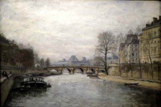 The Pont Neuf, Paris by Stanislas Lépine