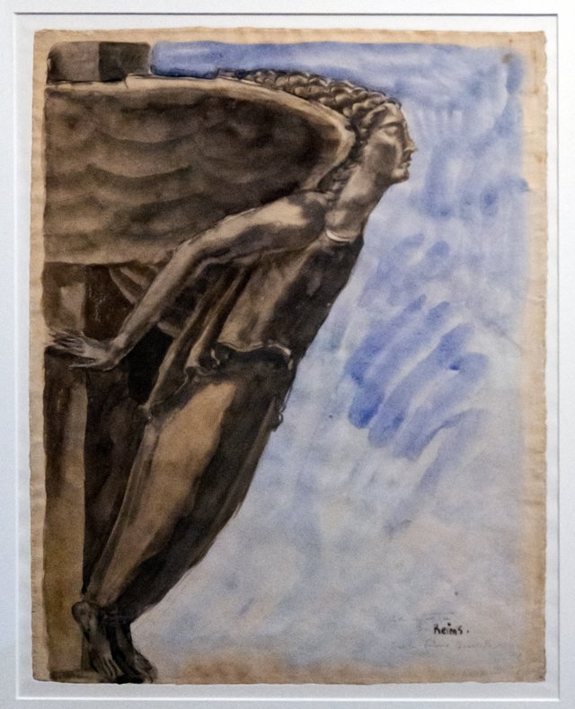 The destruction of Reims by Émile-Antoine Bourdelle