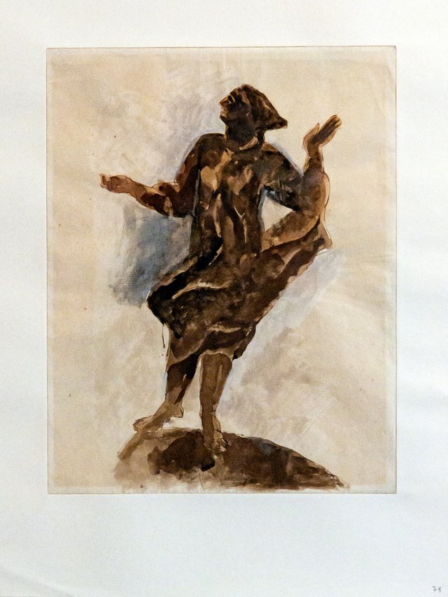 Woman walking by Émile-Antoine Bourdelle