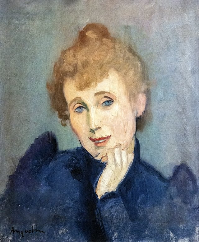 Portrait of a Yvette Guilbert by Louis Anquetin