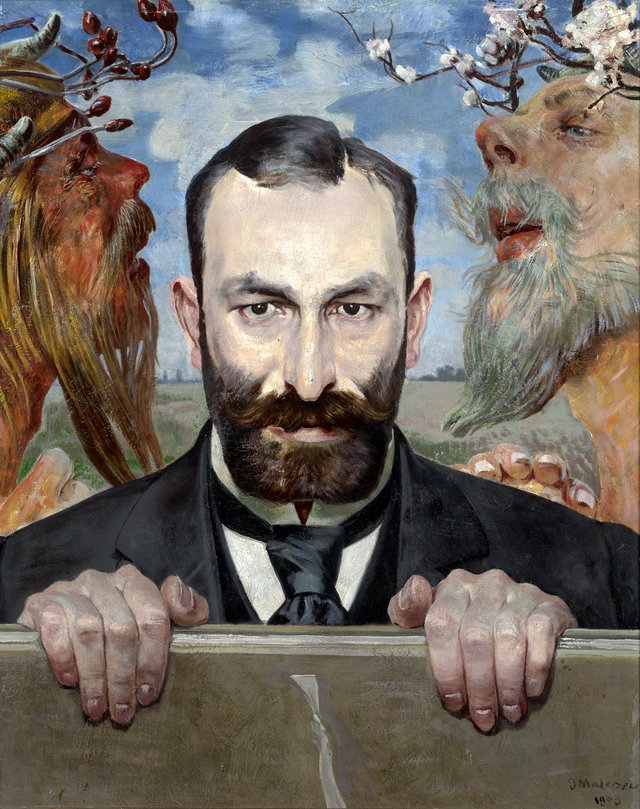 Portrait of Feliks Jasieński by Jacek Malczewski
