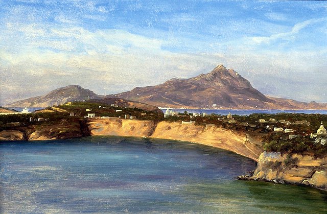 From Procida and Ischia with Mount Epomeo by Thomas Fearnley