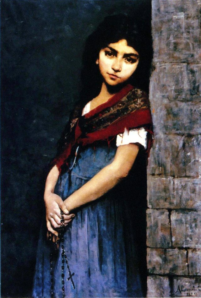 Outside the Church or A child of sorrow by Amélie Lundahl
