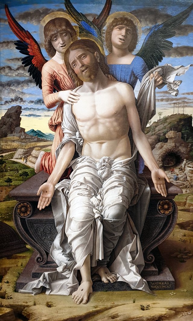Christ as the Man of Sorrows by Andrea Mantegna