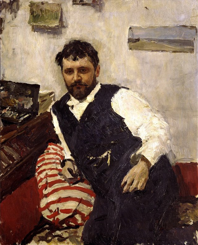 Portrait of the Artist Konstantin Korovin by Valentin Serov