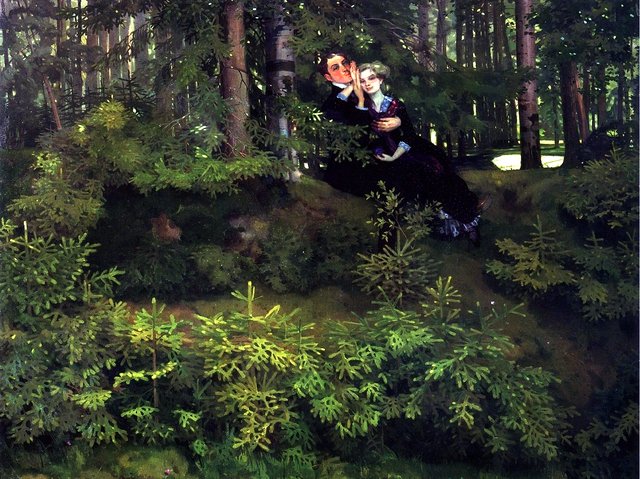 In the Forest by Konstantin Somov
