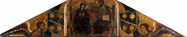 Coronation of the Virgin by Guido of Siena