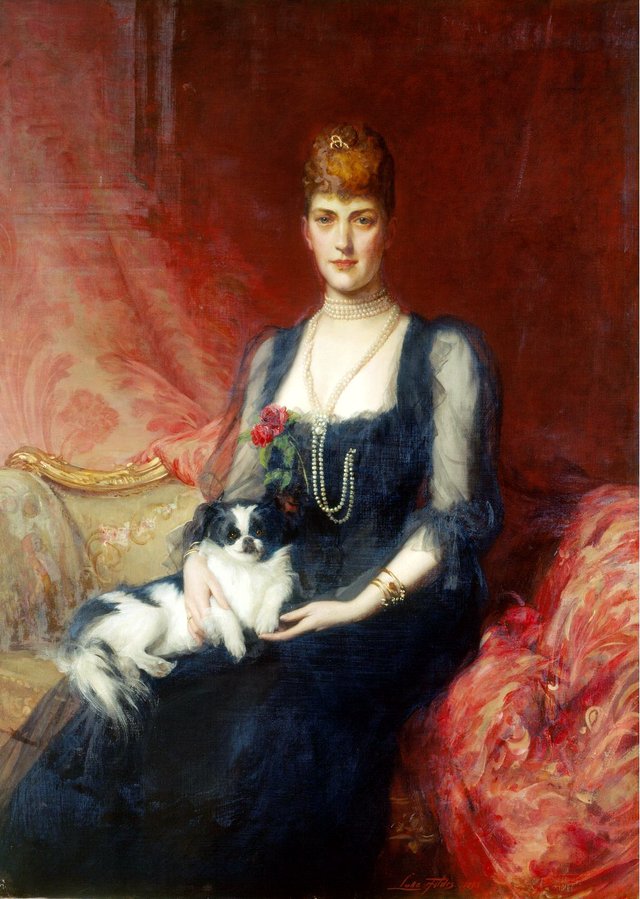 Queen Alexandra, when Princess of Wales by Luke Fildes