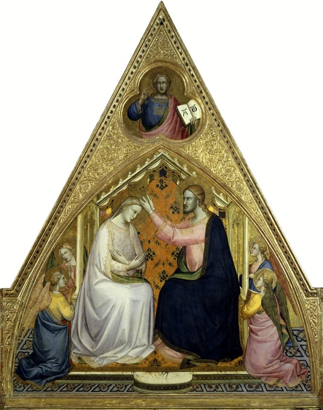 Coronation of the Virgin by Lorenzo Monaco