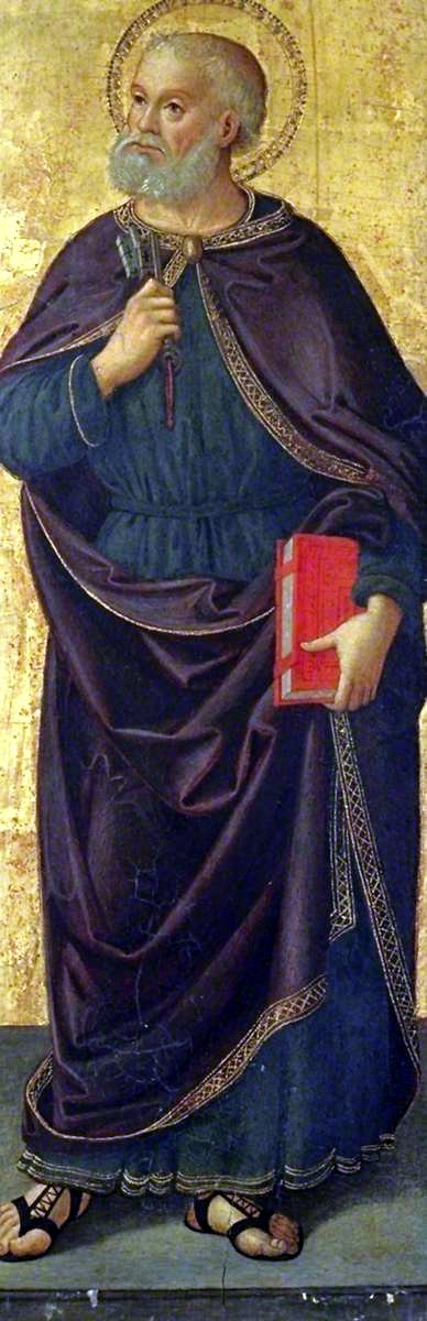 Saint Peter (triptych, right wing) by Antoniazzo Romano