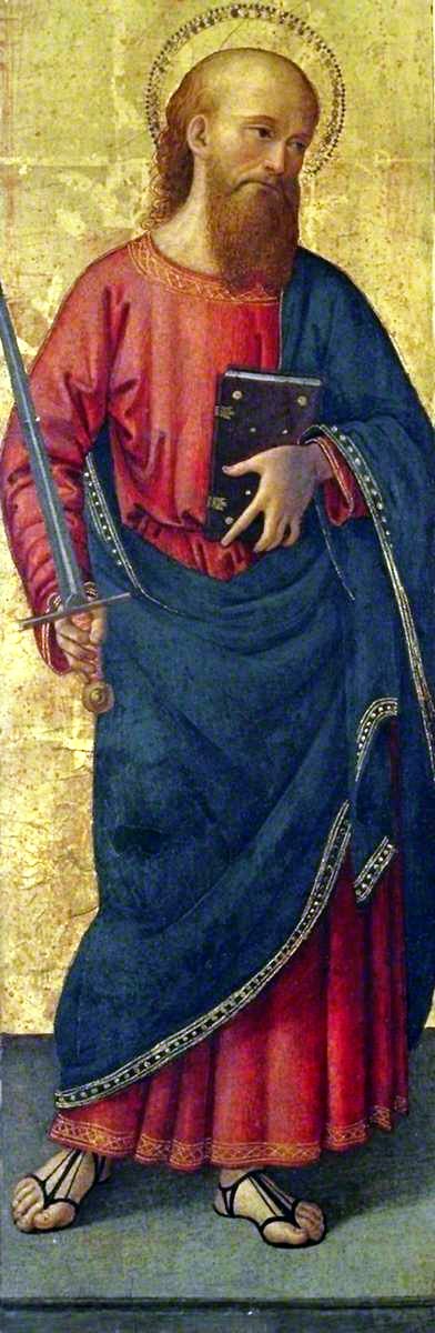 Saint Paul (triptych, left wing) by Antoniazzo Romano