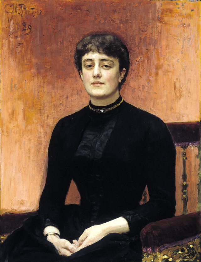 Portrait of Elizabeta Zvantseva by Ilya Repin
