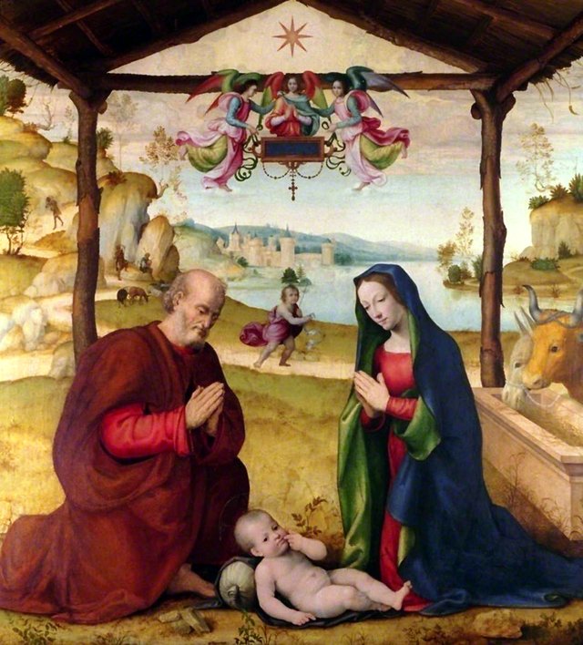 Nativity by Mariotto Albertinelli