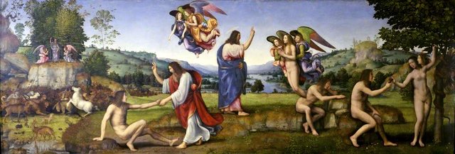 Creation and Fall of Man by Mariotto Albertinelli