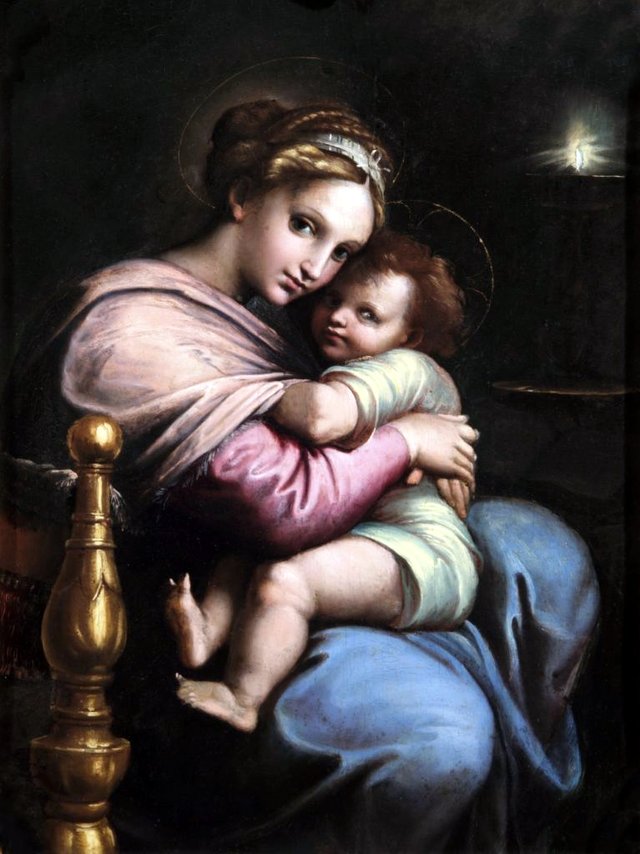 The Virgin and Child by Giulio Romano
