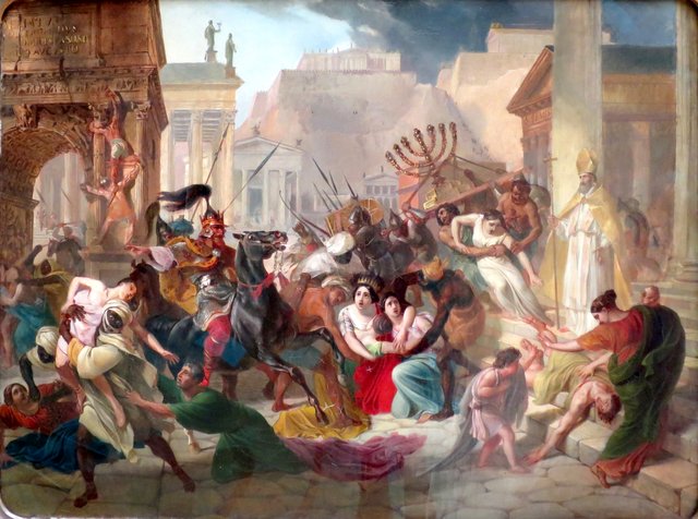 Genserich's Invasion of Rome by Karl Bryullov