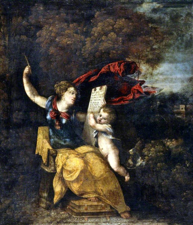 Sibyl and Genius by Dosso Dossi