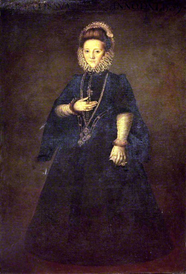 Spanish Noble Woman (from the Court of Philip II) by Juan Pantoja de la Cruz
