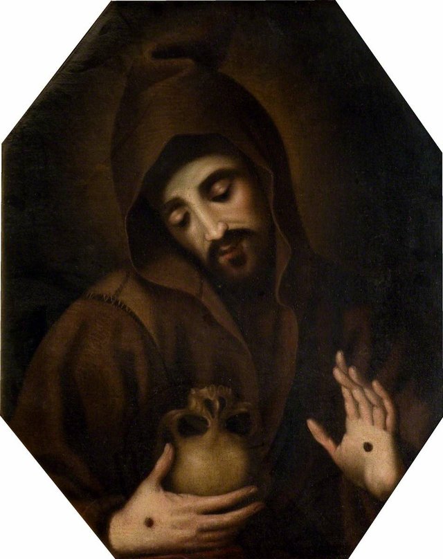 Saint Francis Meditating Upon Death by Francesc Ribalta