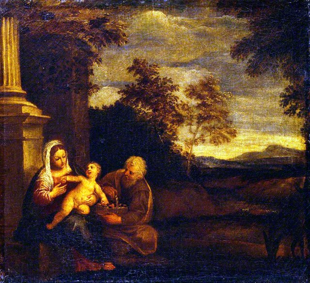 Rest on the Flight by Pier Francesco Mola