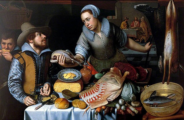 The Supper at Emmaus by Cornelis Engelsz.