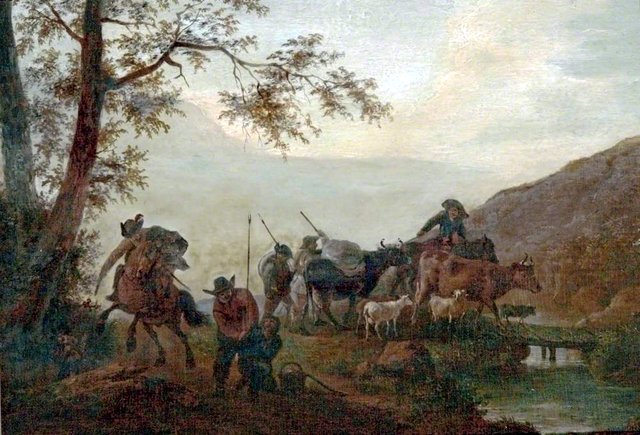 Assault on Cow Herders by Pieter van Laer