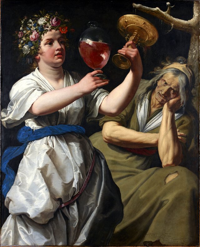 Allegory of Joy and Melancholy by Abraham Janssens I